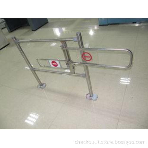 Silvery Stainless Steel Crowd Control Barriers For Shopping